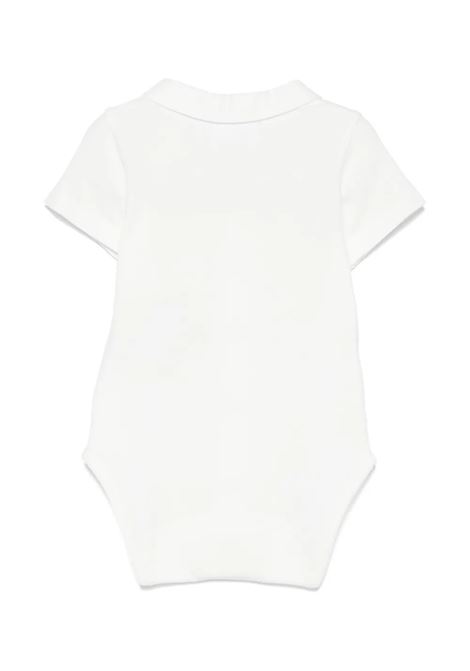 Body Bianco Con Ricamo Balene E Onde TARTINE ET CHOCOLAT | CA1102013